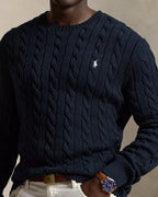 Cable-Knit Jumper & Quilted Gilet Set